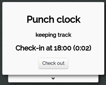 Punch clock screenshot